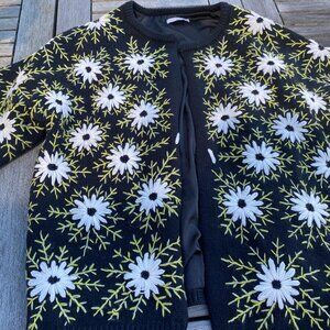 Adorable Frances Valentine Vintage-style Cardigan Size L